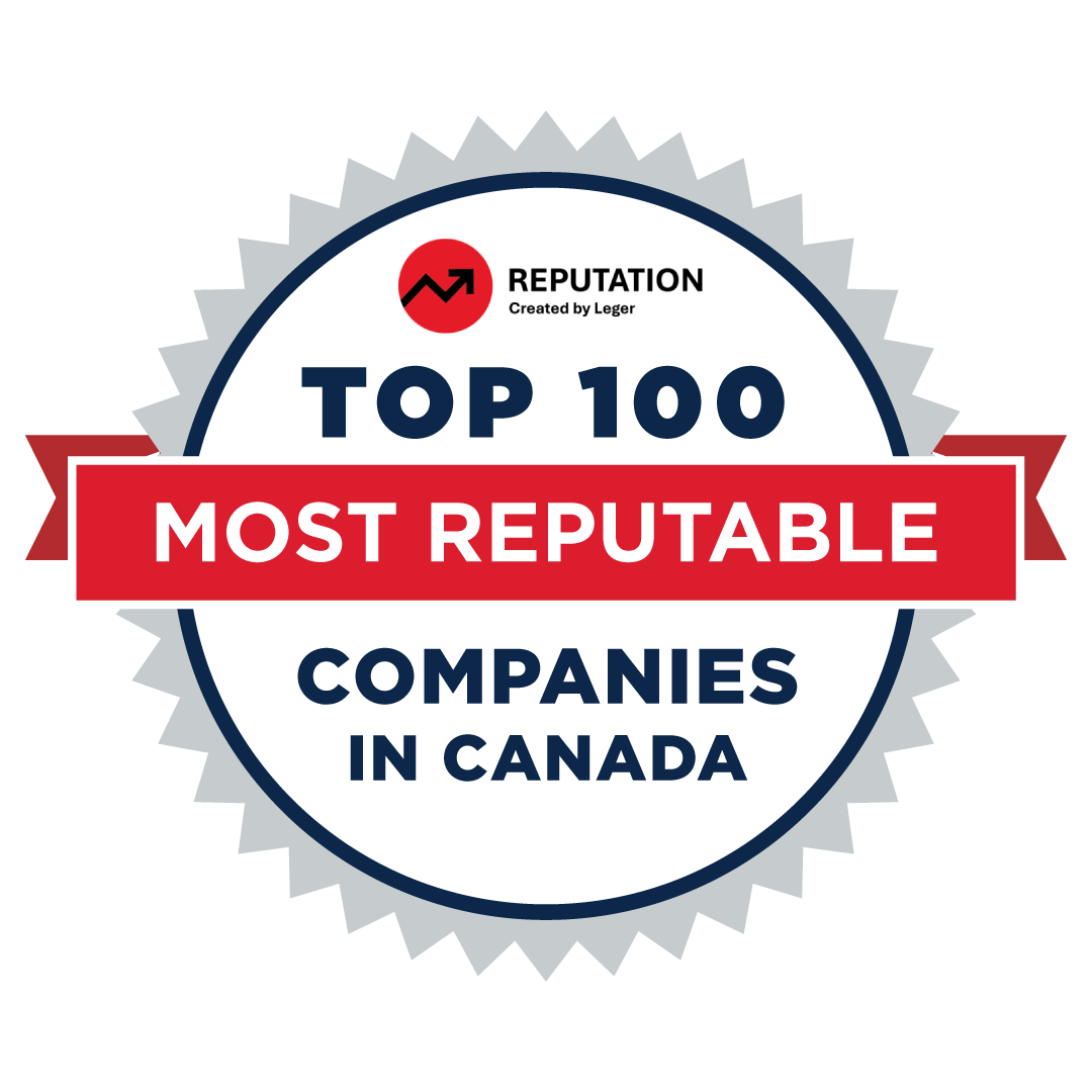 top 100 most reputable companies in canada
